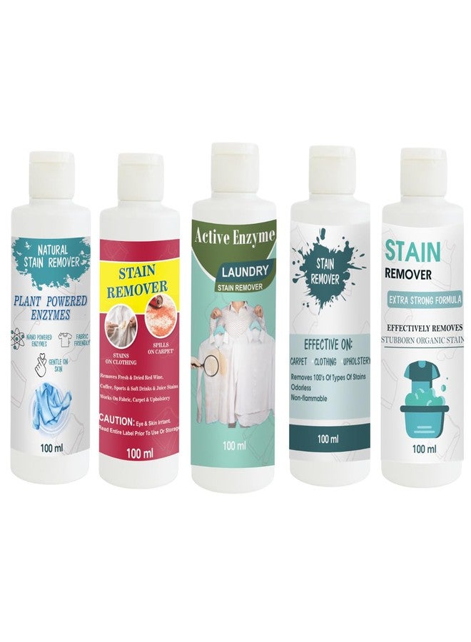 TOOVUS Stain Remover Combo Pack of Shirt, Red, Pista, Sky and Doll Stain Remover | Multi-Surface Cleaning Solution for Clothes, Fabrics, Upholstery (100 g Each) - Image 1